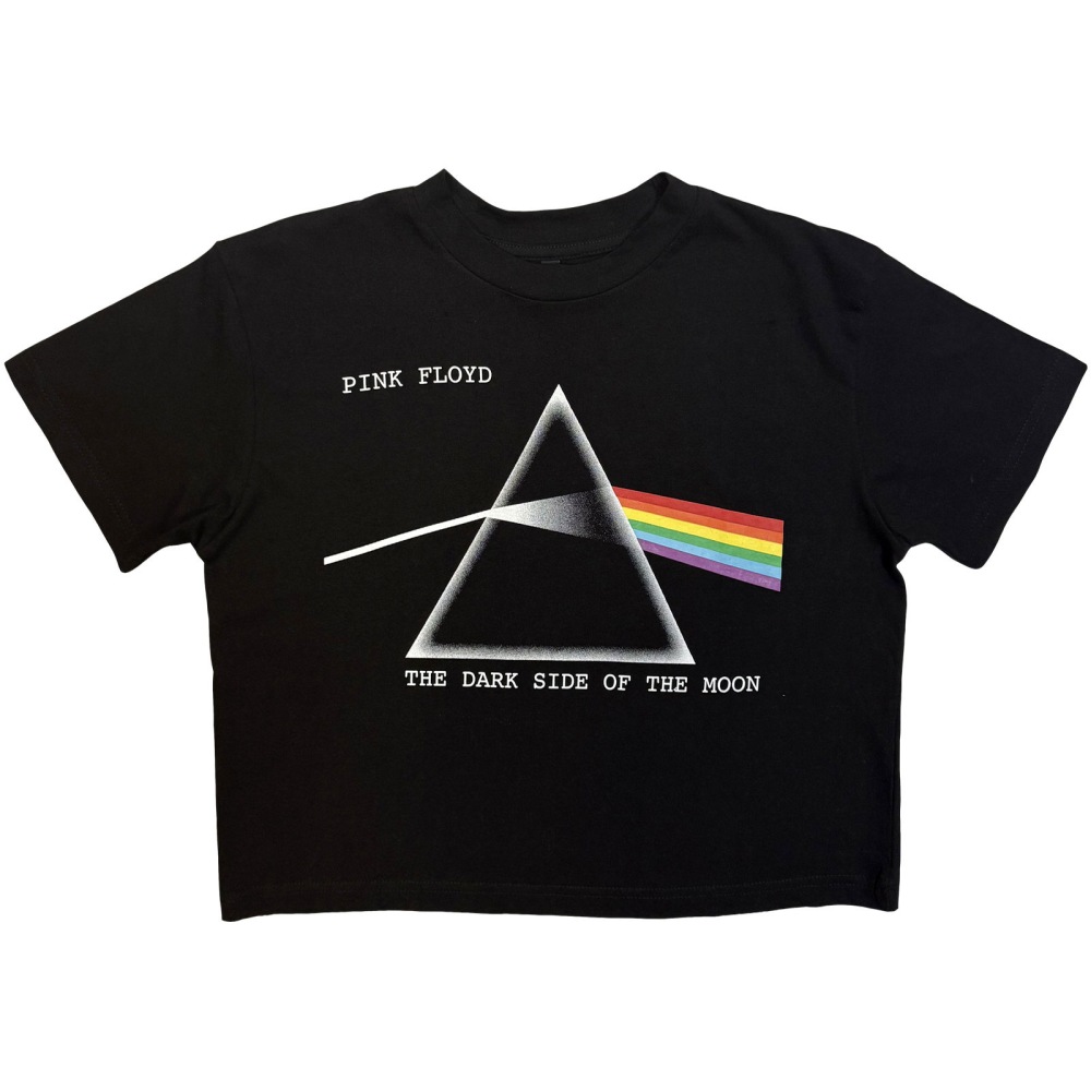 Pink Floyd - Dark Side of the Moon Courier Crop top - Schwarz